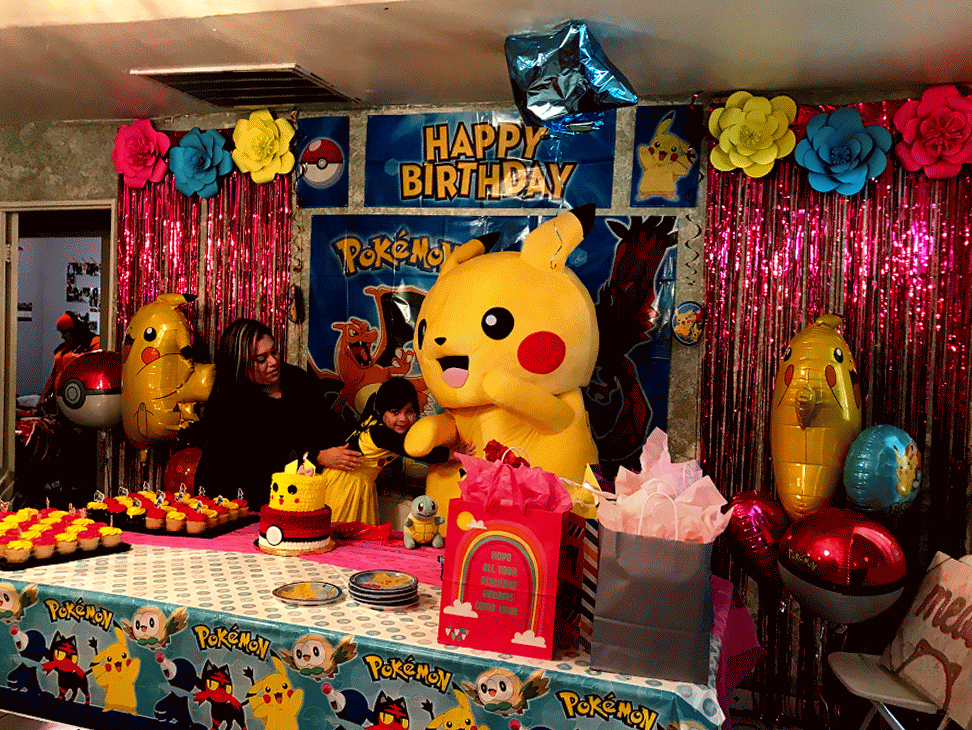 Rent this mascot costumed character for birthday parties in Houston that have pokemon lovers there.