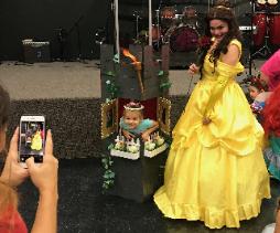 Our princess costumed characters play theme related prop driven activities so that the little girls believe they met the real Princess at their Houston Birthday Party.