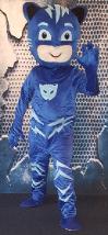 Catboy from PJ Masks is our newest mascot costumed character for childrens birthday party in Houston.