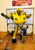 Have this super hero robot at your childs birthday party if you want the best in costume and theme related games.