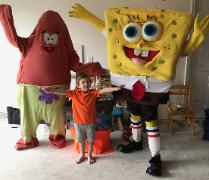 Rent these mascot costumed characters for your birthday party when costumes and games count in the Houston area.