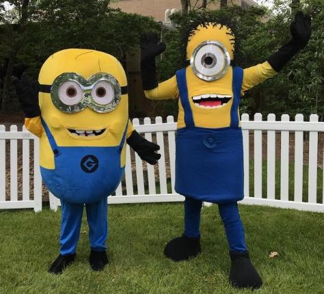 Hire these fun loving mascot pals to play games at your Houston birthday Parties. Everyone loves the Minions.