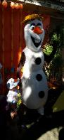 olaf mascot party for kid's birthdays