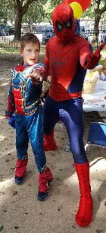 Rent a super hero that your child loves for thier next birthday party in Houston.