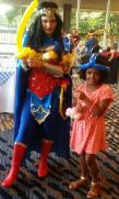 Rent a wonder woman character for a birthday party in Houston, Texas.