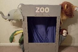 This awesome zoo prop is available for rent at your childs birthday party in Houston.
